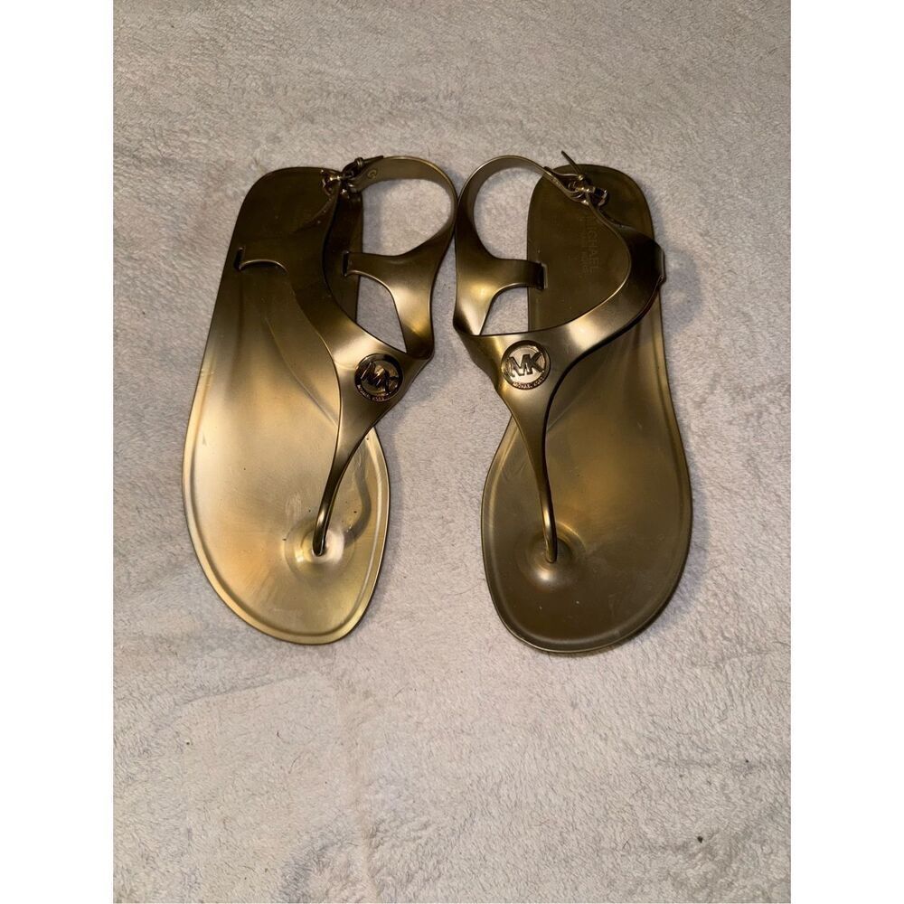 Michael Kors Gold Sandals